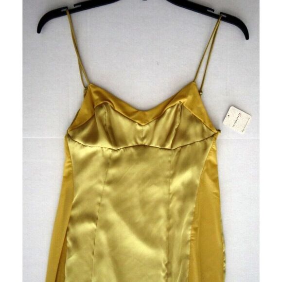 Intimately Free People OB1584646 Women's Sz XS Yellow City Cool Slip Dress - Picture 5 of 9